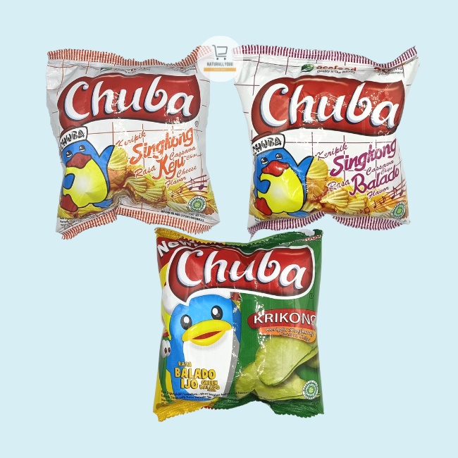 [20bungkus] Chuba Snack Keripik Singkong All Variant