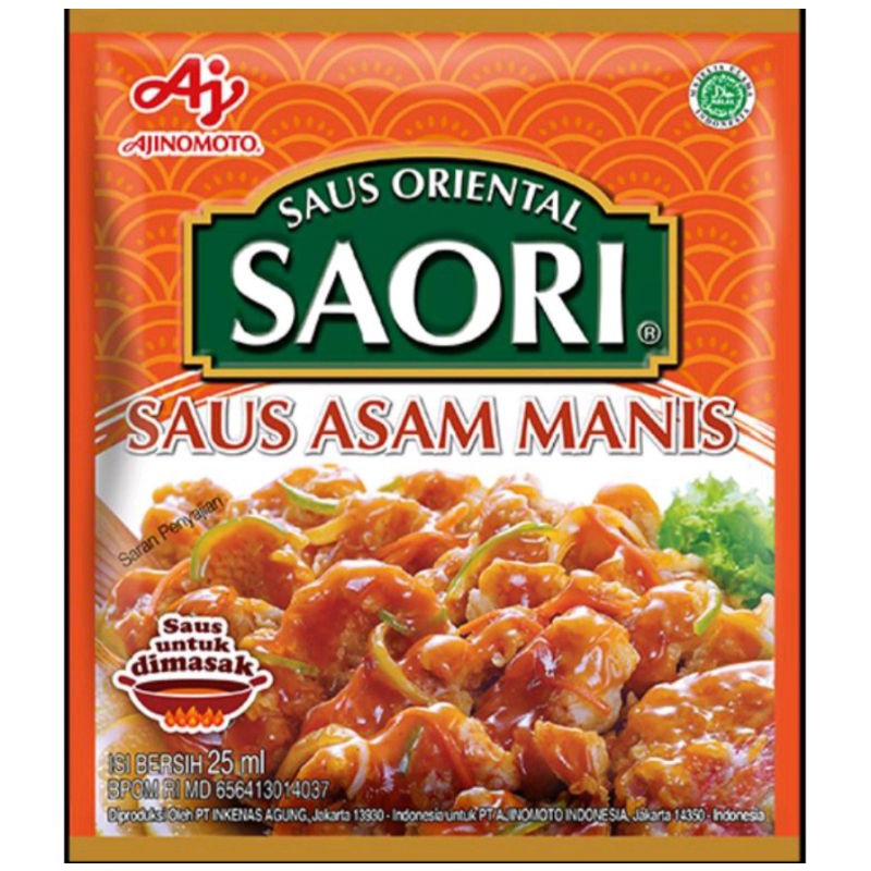 

MOOJOK-Bumbu instan Saori Saus Asam Manis murah frozen food bandung 23ml Ajinomoto