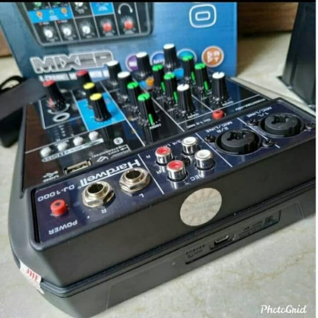 Mixer audio hardwell Dj1000 mixer mini tebaik.original