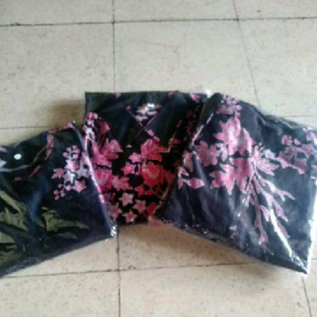 Batik Couple Keluarga Sania Ruffle Ori Ndoro Jowi Dnt Big Ramadhan Sale