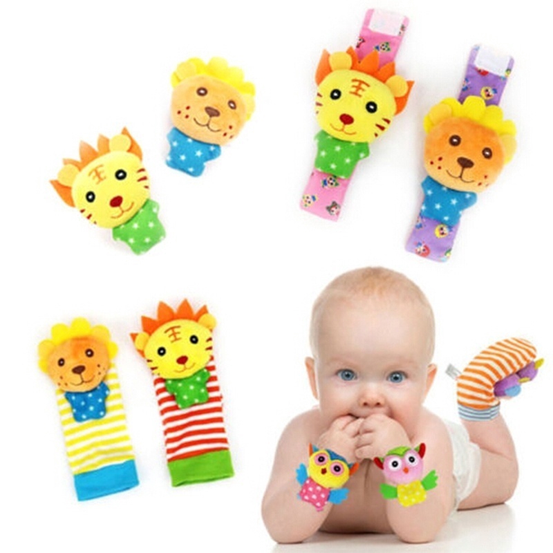 infant wrist rattles