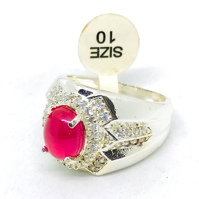 Cincin permata //cincin rubby//cicin pria//cincin cowok//cincin kecubung