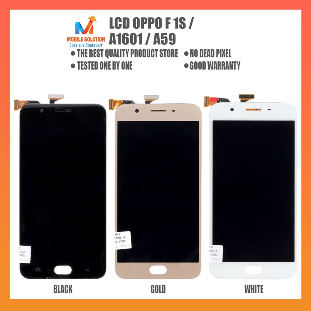 Grosir LCD Oppo F1s  LCD Oppo A1601  LCD Oppo A59 ORIGINAL 100% Fullset Touchscreen - Parts Kompatibel Dengan Produk Oppo Garansi 1 Bulan + Packing / Bubbel