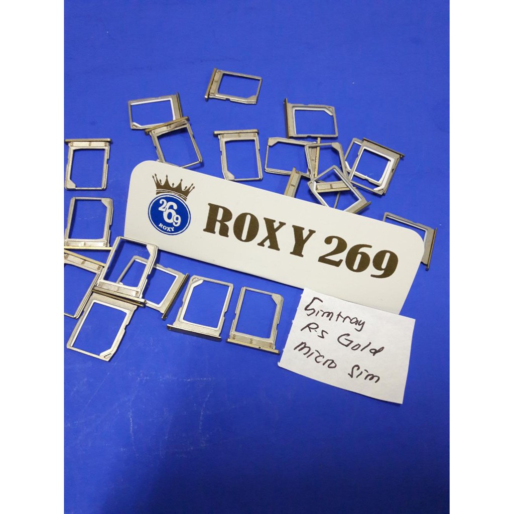Simtray Sim Tray OPPO R5 GOLD ( MICRO SIM ) SLOT SIM CARD KARTU SIM HP / RUMAH KARTU / TEMPAT KARTU