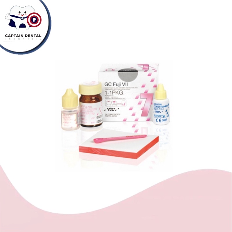 GC Fuji VII Radiopaque Glass Ionomer Protection and Stabilisation Material | Fuji 7 15gr/10gr