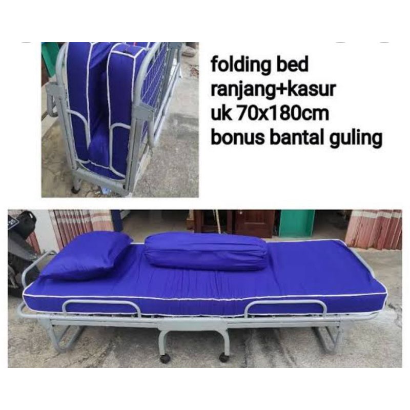 RANJANG BESI LIPAT / FOLDING BED / KASUR BESI LIPAT / RANJANG BESI LIPAT