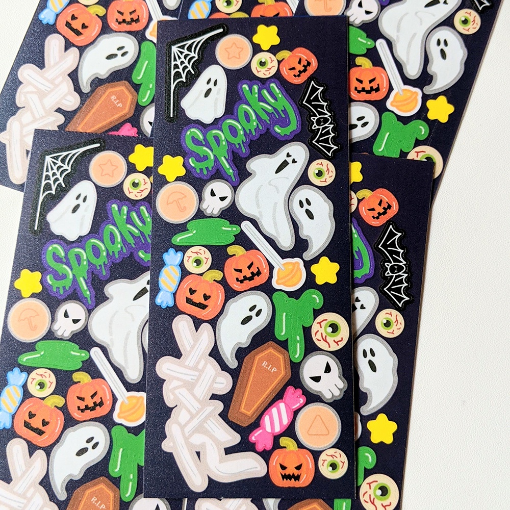 

SPOOKY ☆ by RATTLED STUDIO - Halloween Deco Sticker - STIKER KPOP PHOTOCARD DECORATION DEKORASI POLAROID / JOURNALING / JURNAL