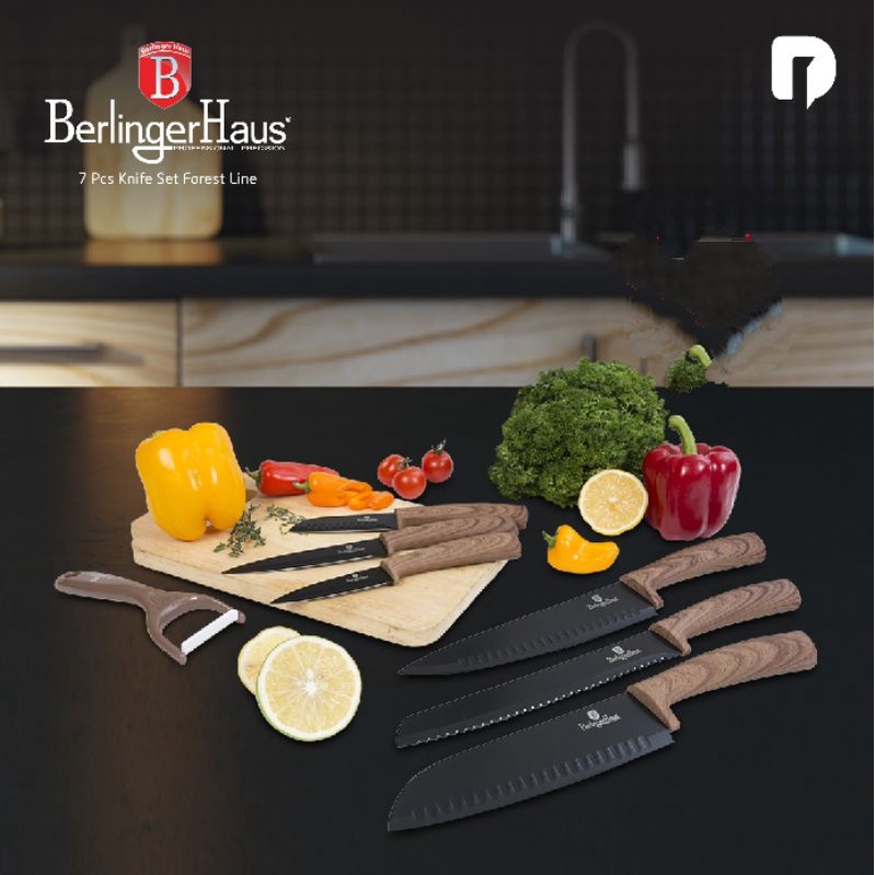pisau set 7 pcs berlinger haus forest line