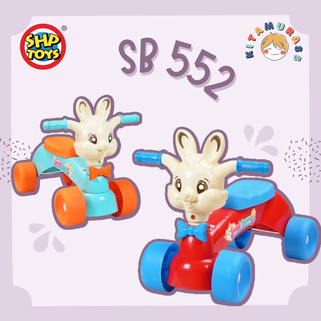 Mainan anak SB 552 SB552 Sweet Bunny SHP Toys Maenan Karakter Kelinci Ride on Character Tunggang Kado Hadiah Terbaru