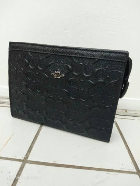 Handbag clucth kulit asli import