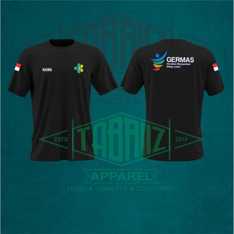 kaos KEMENKES GERMAS lengan pendek