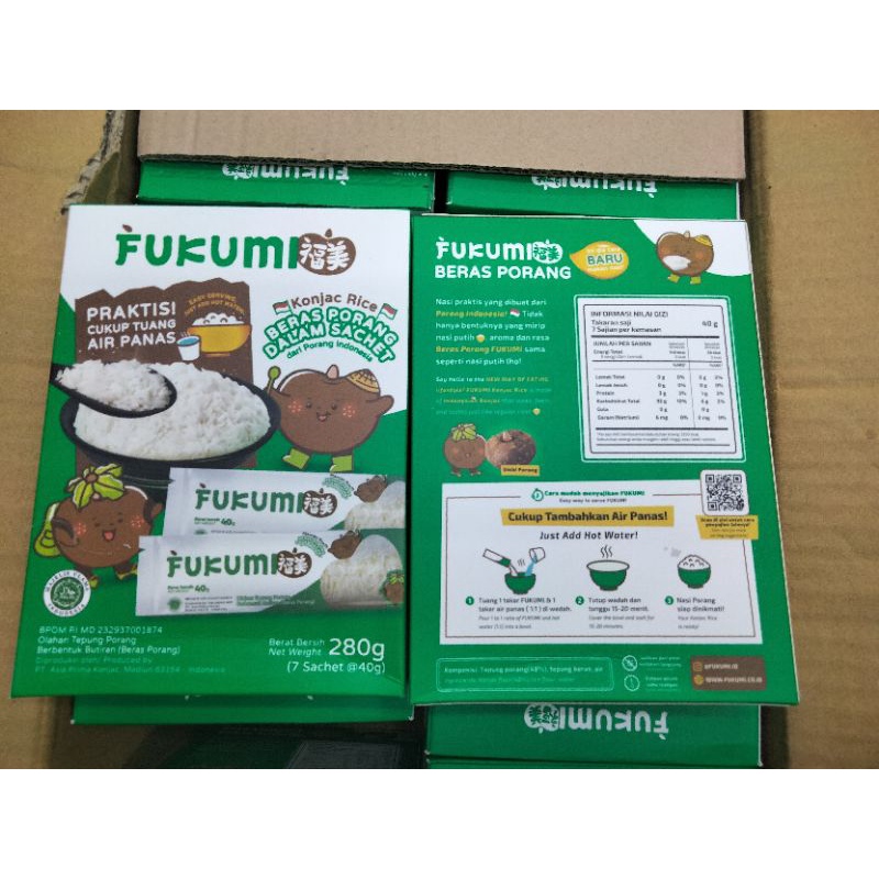 

Beras porang Fukumi instant