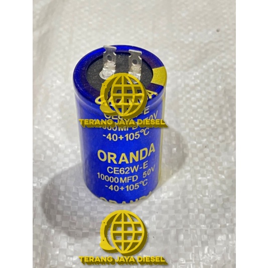 Kapasitor capacitor elco 10000uf 50v / 10000 50v / 10000 uf 50v ORANDA