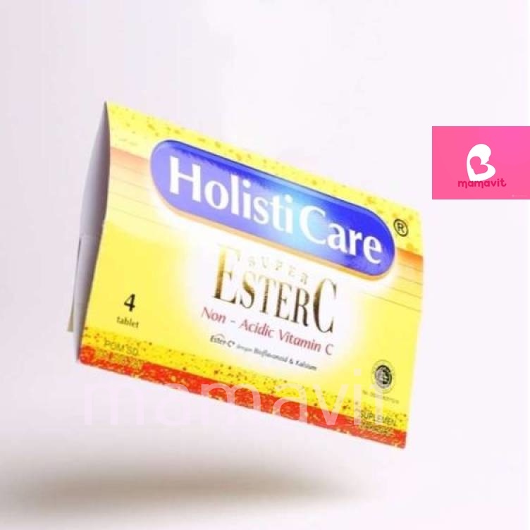 Jual Ester c holisticare strip isi 4 tablet Shopee Indonesia