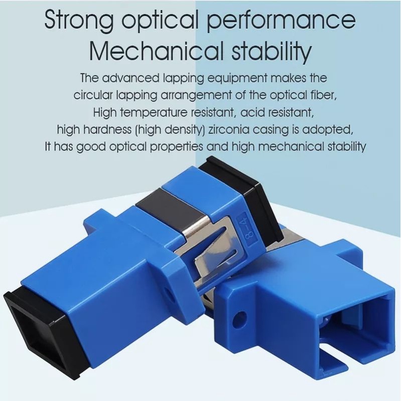 Adapter Fiber Optic SC UPC Sambungan Fast Connector 1pcs