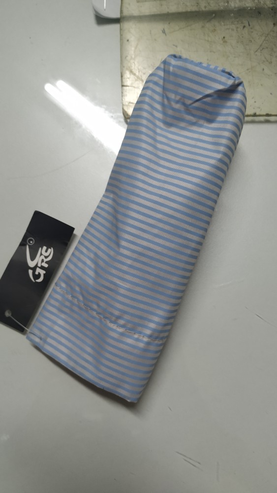 Payung Lipat 5 Mini Motif Garis / Antiuv / Lapis Hitam / Grc