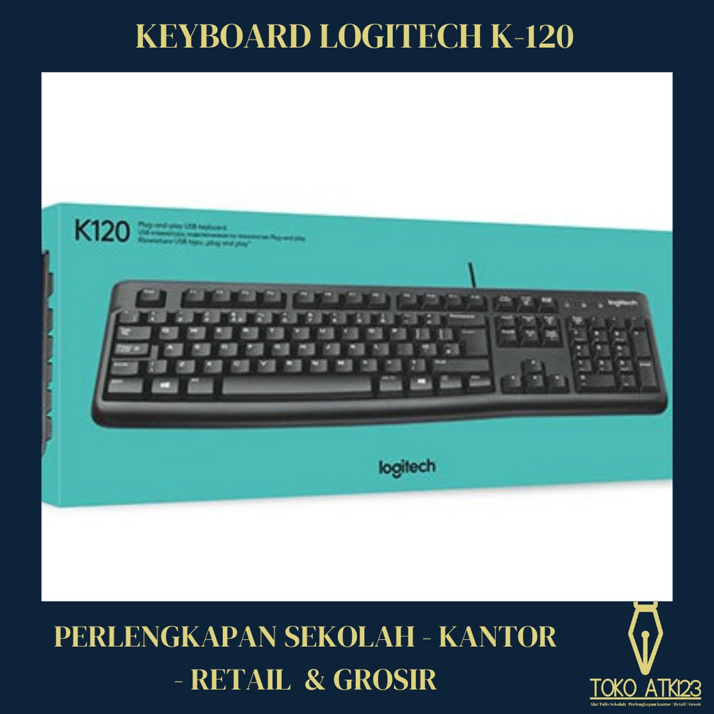 Keyboard Logitech K-120 USB Original!!