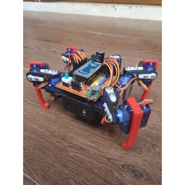 Robot Spider Quadruped Arduino DIY Remote Murah