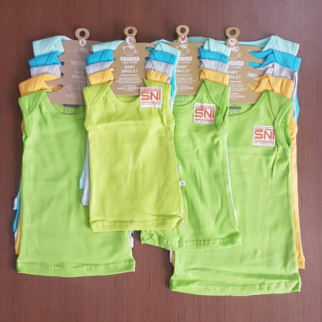 SINGLET TOADIES SNI Isi 5pcs Size S - XL