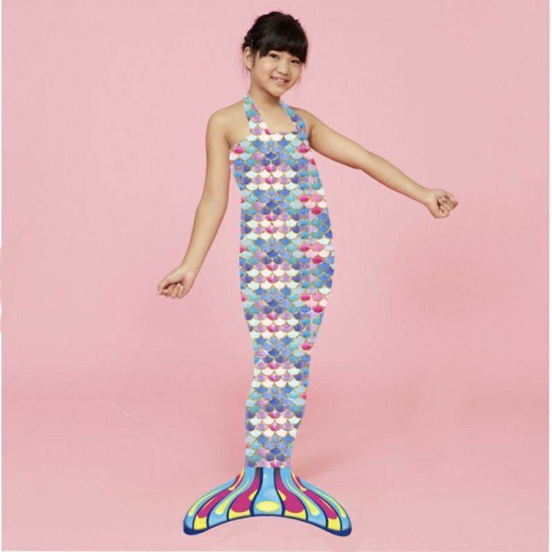 Kostum mermaid putri duyung baju renang anak perempuan
