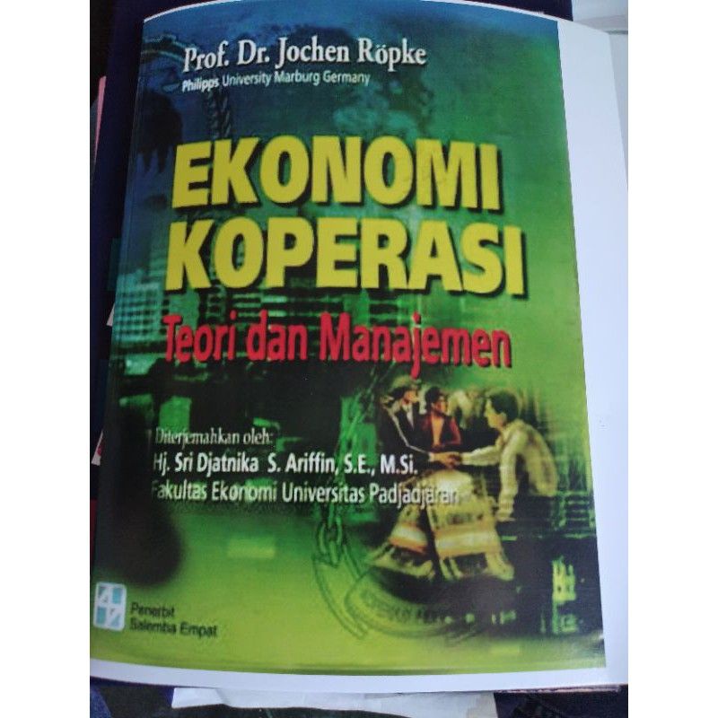 

ekonomi koperasi jochen ropke sri djatnika s arifin
