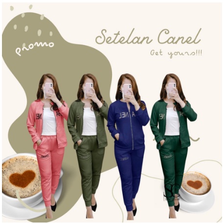 SETELAN BAJU OLAHRAGA MUSLIMAH , SET BAJU SENAM & YOGA DAN SEPEDA WANITA MUSLIMAH