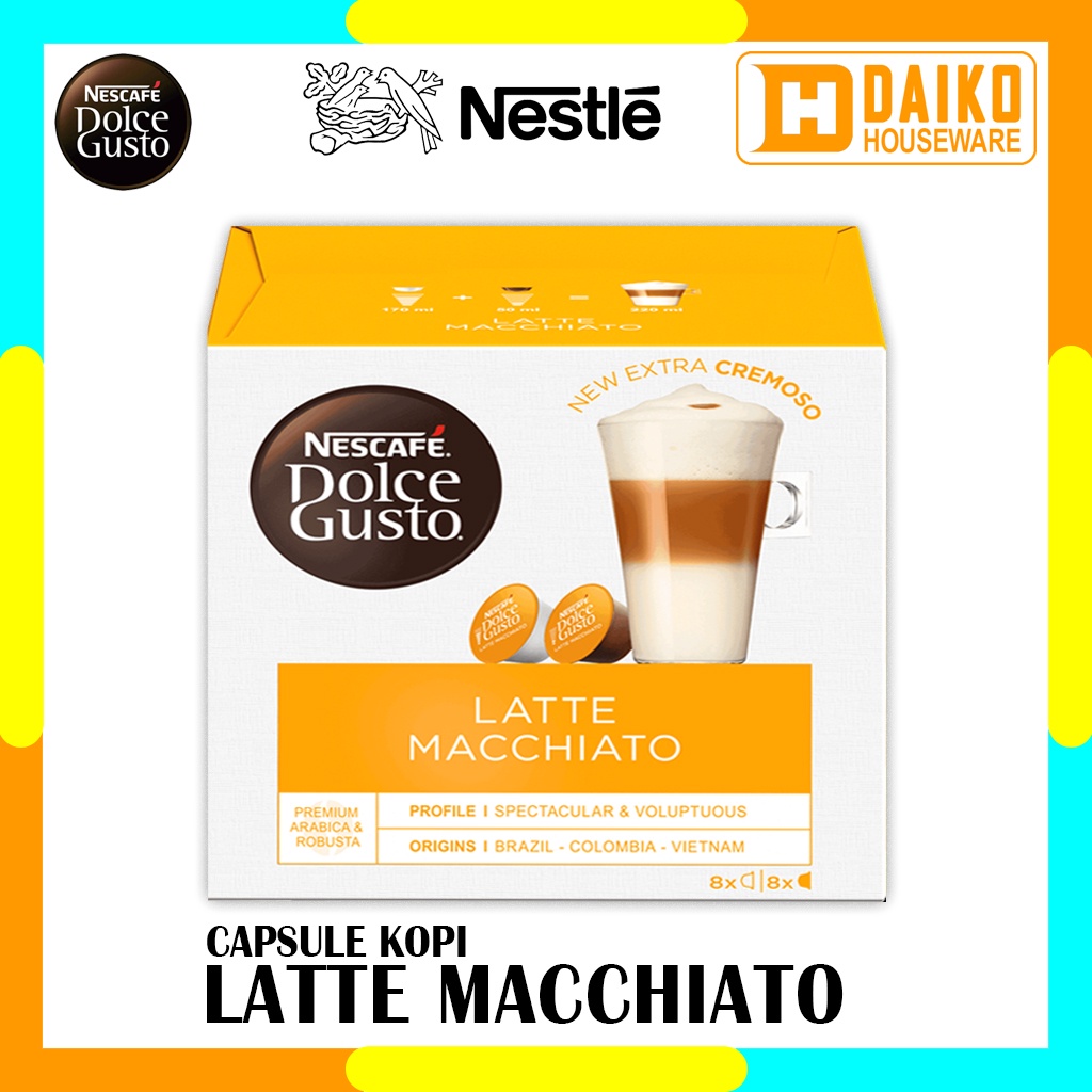 Capsule NDG Nescafe Dolce Gusto Latte Macchiato 1 Box Original Nestle