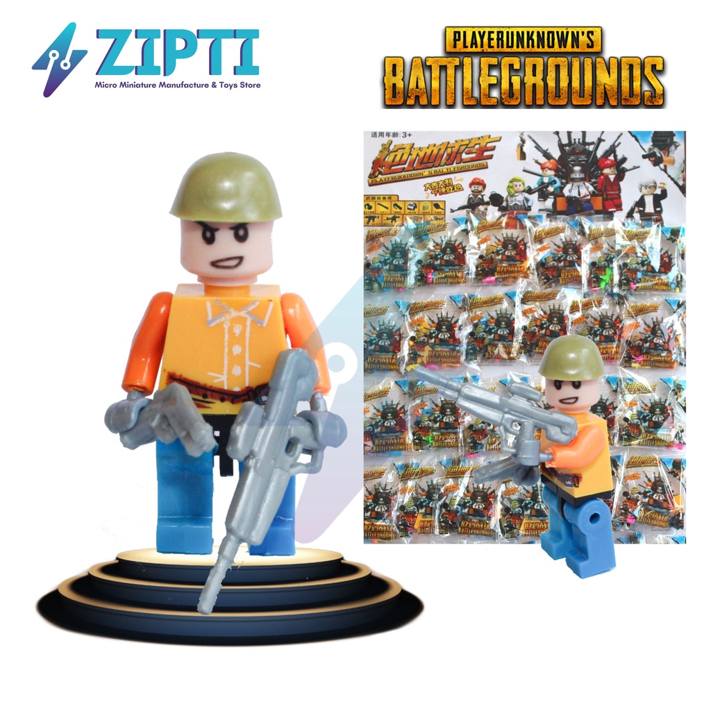 Mainan Lego PUBG Tentara Polisi Ready di Zipti