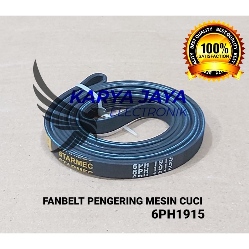 V belt Fan Bel Panbel Karet 6PH 1915 Mesin Pengering Dryer Diamante Elba