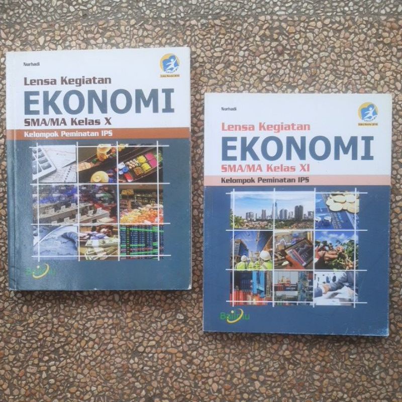 buku Lensa Kegiatan Ekonomi sma kelas 10.11 revisi kurikulum 13. Bailmu