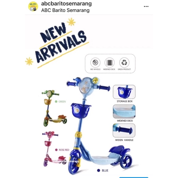 scooter anak roda 3