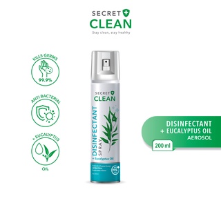 Image of Secret Clean Eucalyptus Disinfectant Spray (Eucalyptus Spray) 200ml