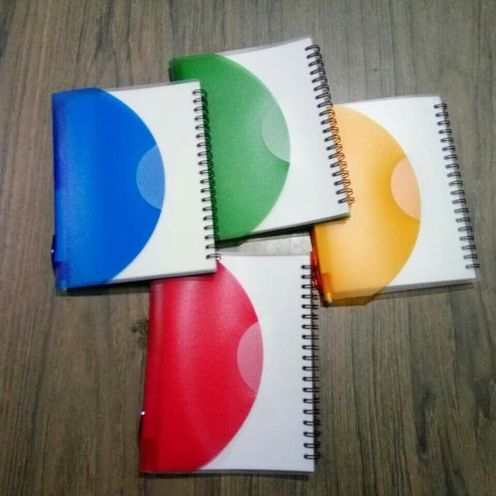 

Buku Notes Tipe 903 / Memo Cover Map Plastik + Pulpen Souvenir Polos 903