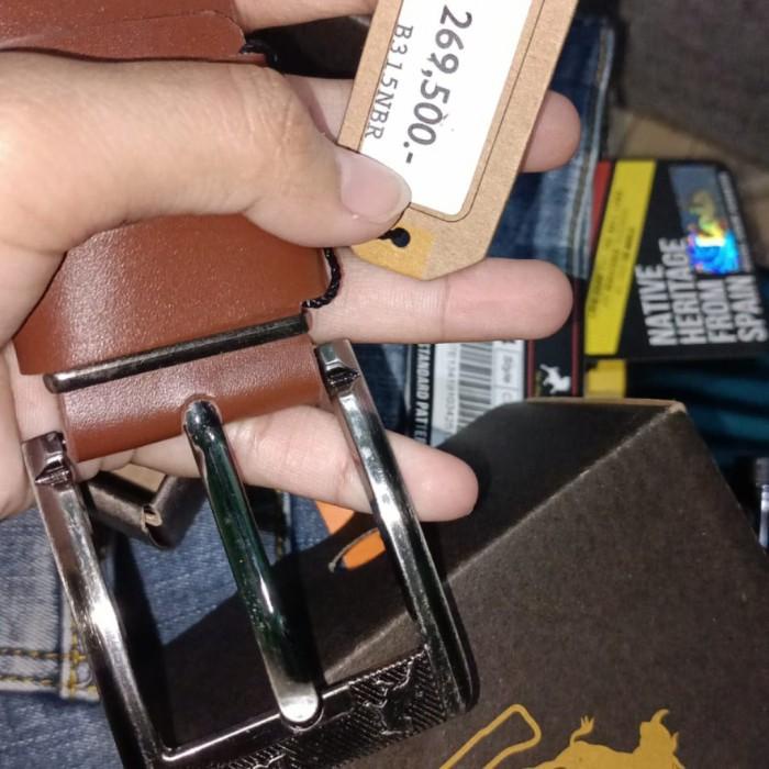 belt Lois ikat pinggang pria kulit asli lois original B332GDBR