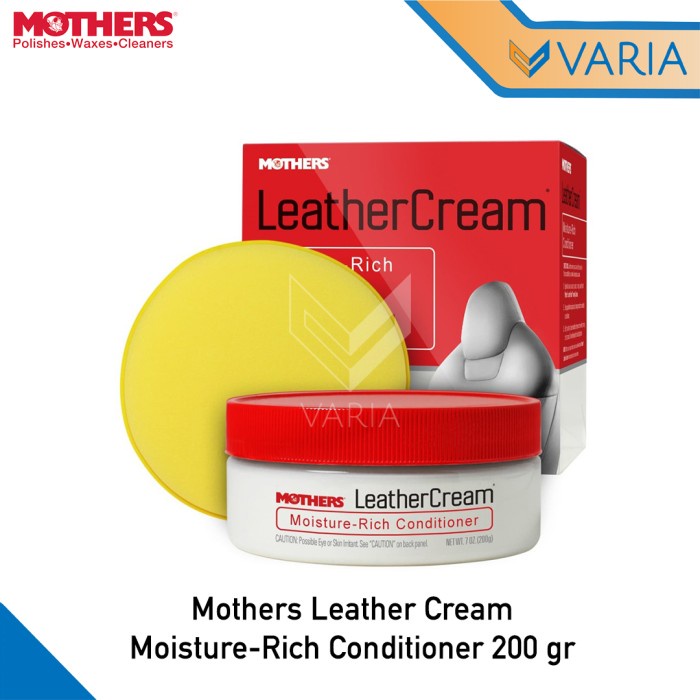 Mothers Leather Cream Moisture Rich Conditioner 200 gr Perawatan Kulit