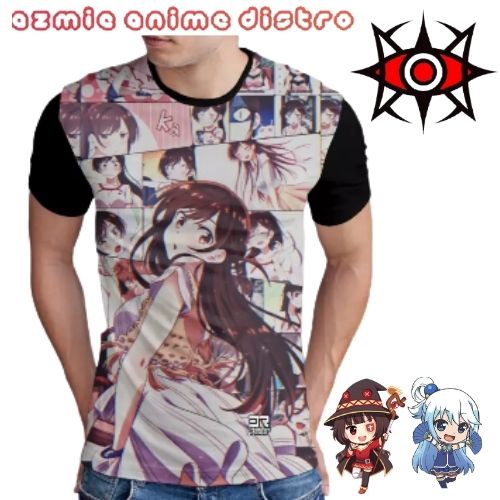 kaos printing anime Kanojo Okarishimasu Ichinose Chizuru