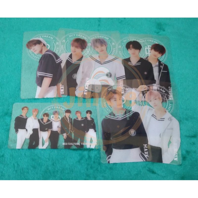 [READY STOCK] NCT DREAM 2021 BACK TO SCHOOL KITS - CLEAR BOOKMARK
