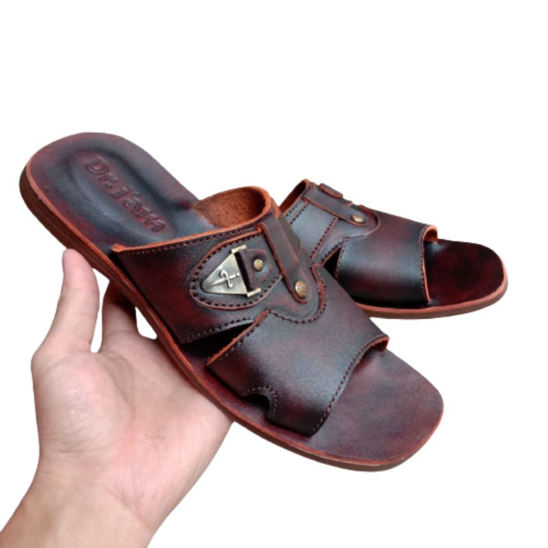 SANDAL PRIA FULL KULIT SAPI ASLI 100% BERKUALITAS