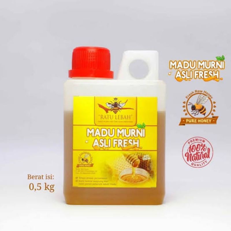 

Madu Murni Asli 100% 0,5kg Fresh Tanpa Campuran