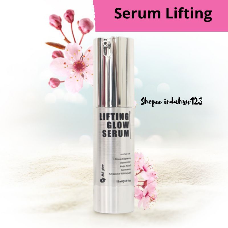 Serum Lifting MS Glow 100% original skincare wajah wanita termurah (bisa cod)