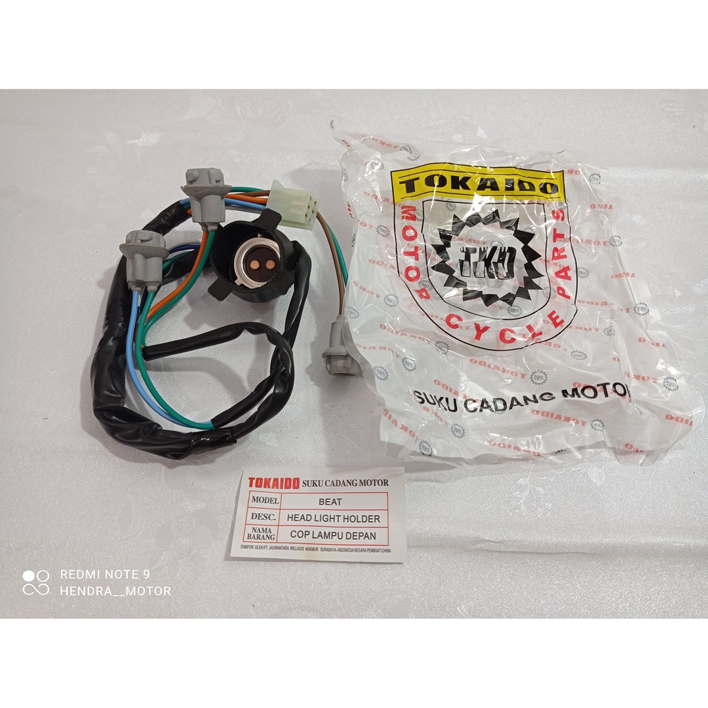 Cop lampu kembali nyala Soket Lampu Depan Beat Karbu
