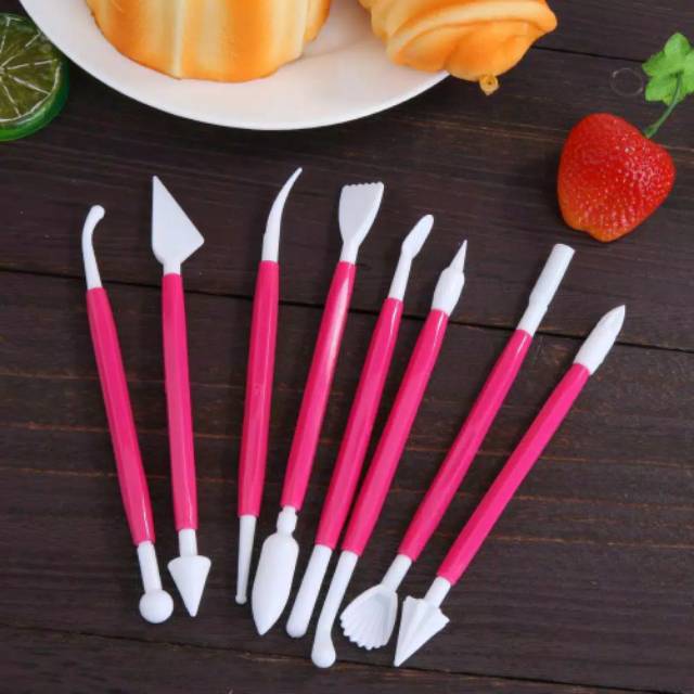 Modelling tools fondant 8pcs