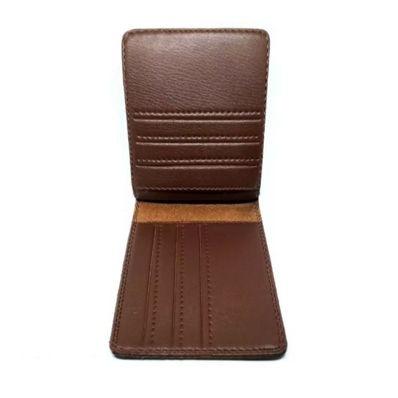 Dompet Lipat Kulit PU LEATHER PREMIUM Dompet Pria Dompet Lipat Dua Dompet Fashion