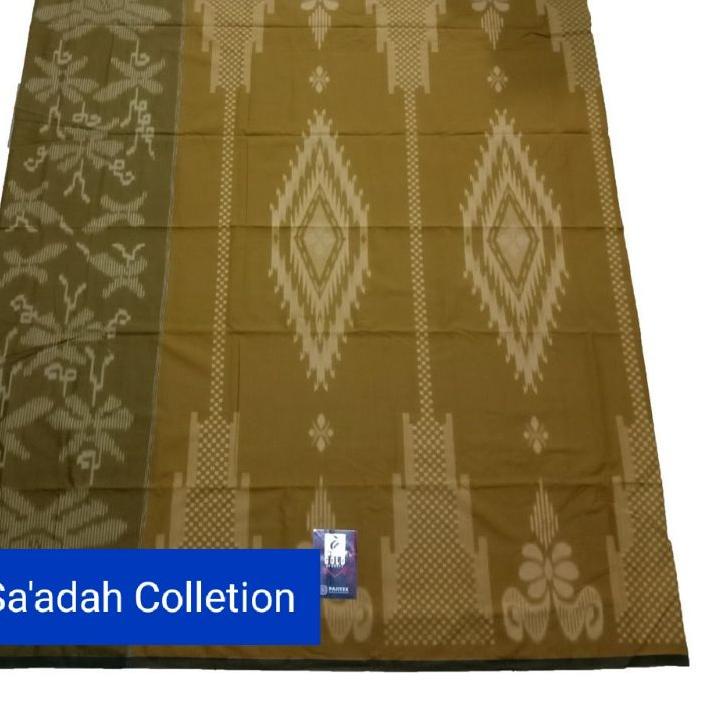 Jangan Ragu Order ✺ () Sarung Tenun Mangga Gold Kembang Grosir/Ecer..