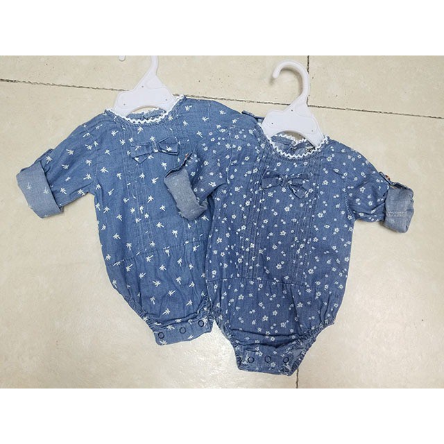 Kemeja Jumper Bayi Perempuan Bunga Pita Import/ Kemeja Jumper Bayi/Baju Bayi Cewe