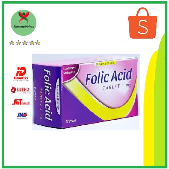 Folic Acid 1 mg Triman isi 100 A13