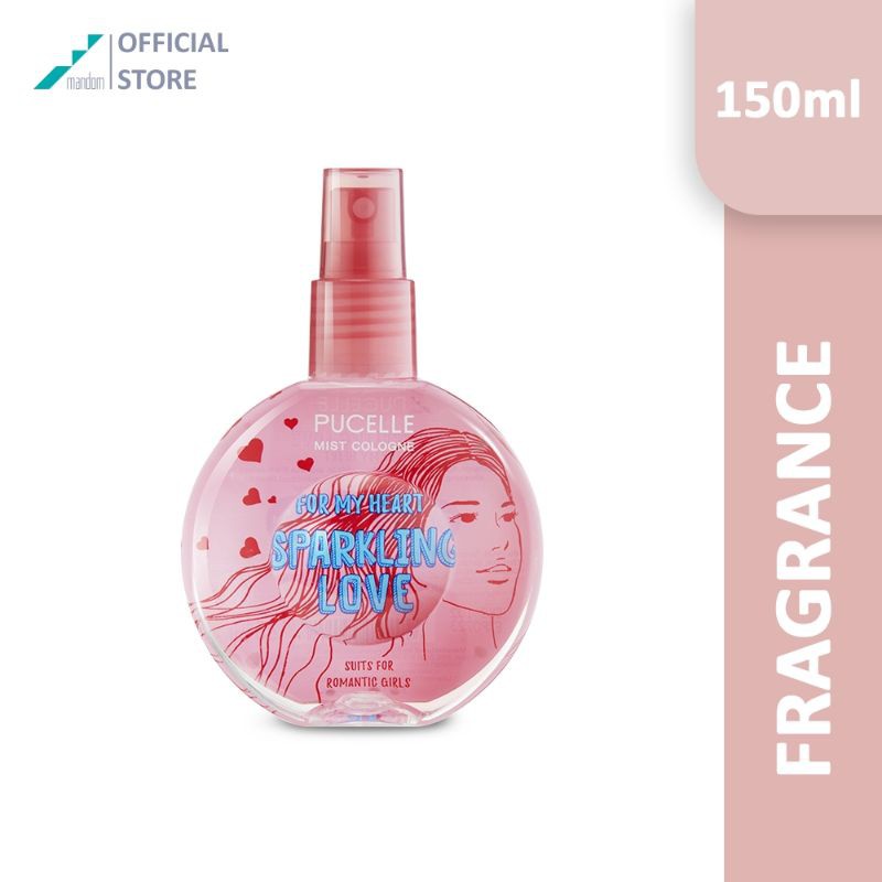 Parfume Cewe Pucelle Ungu  Pink mist Cologne Sparkling Love Jolly Rhythm 150ml Wangi segar alami