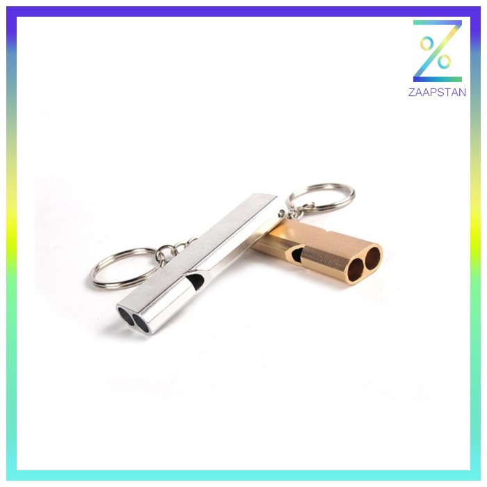 Gantungan Kunci Peluit Aluminium - Z6482 - Golden