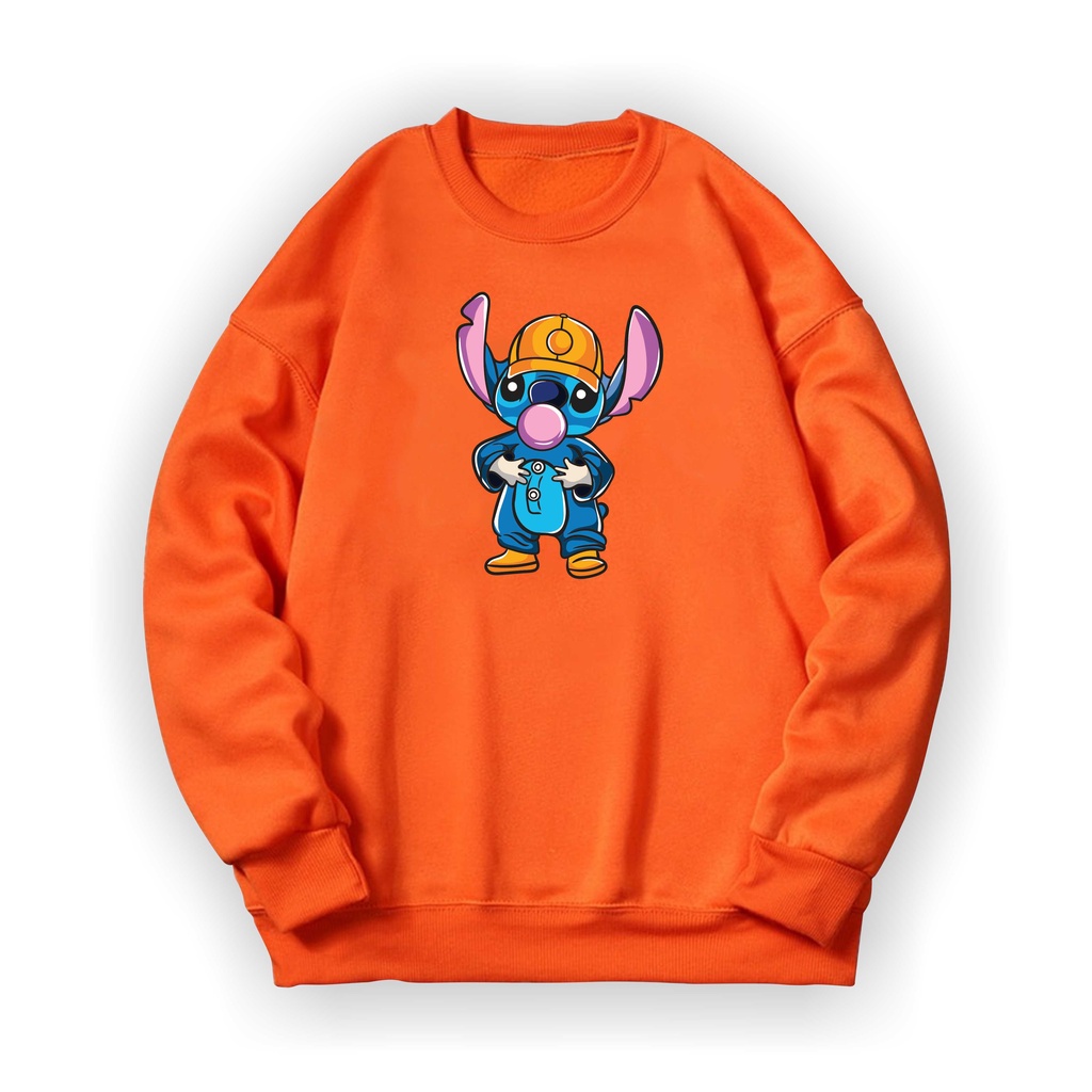 STICH Basic Sweater II STICH Sweater Crewneck II Sweatshirt SIZE M - XL ( Pria &amp; Wanita / Anak &amp; Dewasa )