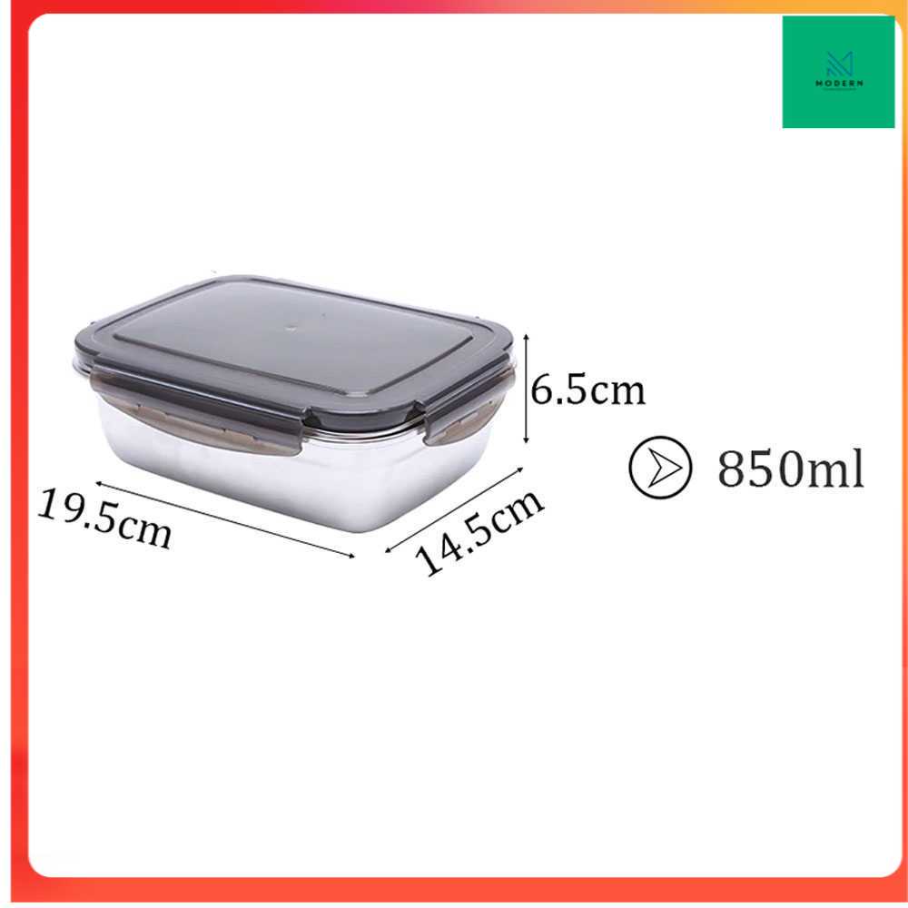 TD-DA HOMEFAVOR Kotak Makan Bento Lunch Box Stainless Steel - KT273